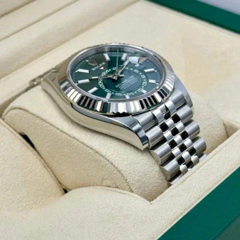 ROLEX SKY-DWELLER | Green Dial